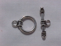 Bali Style Toggle Clasp, 17mm