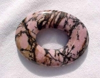 Rhodonite Oval Donut, 50x38mm