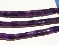 African Amethyst Pillows, 8x12mm