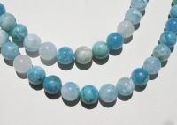 Blue Hemimorphite Polished Rounds, 12mm