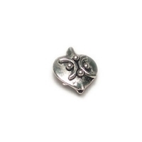 Decorated Heart Shape, 12mm