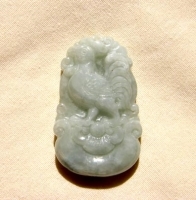 Burmese Jade Charm/Pendant, Rooster