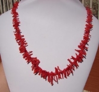 Graduated Italian Red Coral Branch, 5-16mm