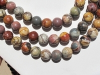 Red Creek Jasper Rounds, 12mm