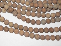 Picture Jasper Matte Rounds, 10mm