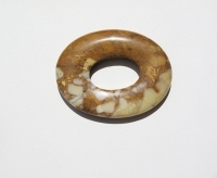 Golden Jasper Oval Donut, 50x38mm