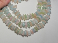 Multi Color Aquamarine Tumbled Heshi Pebbles 12-15mm