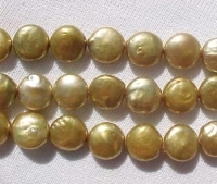 Burnished Gold Baby Coins, 8.5-9mm