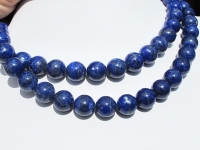 Natural Afghan Lapis Rounds, 12mm