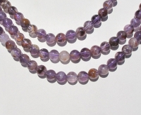 Super 7 Amethyst Crystal Polished Rounds, 12mm