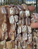 Square Coins Lilac Pink , 13x18mm