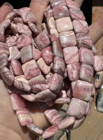 Rhodochrosite Square Pillows, 14mm