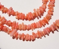 Salmon Coral Sticks, 10x3mm