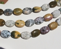 Ocean Jasper Oval Pillows, 16x20mm