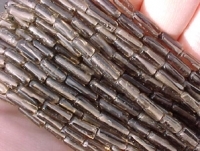 Smoky Quartz Tubes, 9x3mm