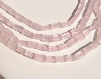 Rose Quartz Bricks, 8x4mm