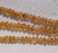 Citrine Rondells, 4-6mm