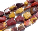 Mookite Faceted Nuggets, 14-16mm