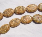 Mosaic Magnesite Goldenrod Ovals, 15x20mm