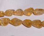 Golden Citrine LG Polished Nuggets, 18x24mm