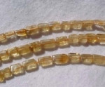 Citrine Bricks, 7x4mm