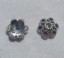 Lacy Dots Bead Caps, 9mm, pair