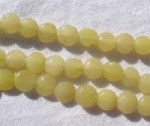 Yellow Opal Coins, 6-7mm