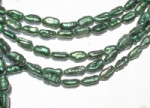 Emerald Green Rustic Biwas, 8x16mm