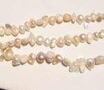 Mabe Shell Pieces, Natural Cream