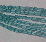 Blue Apatite Bricks, 6x4mm