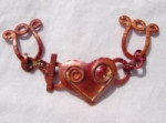 Copper Heart Toggle, 3 String