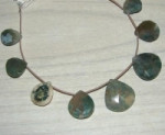 Solar Quartz Briolettes, Graduated 16-22mm