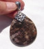 Petrified Wood & Sterling Pendant
