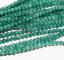 Emerald Jade Quartz Rounds, 4mm