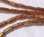 Golden Coral Tubes, 10x5mm