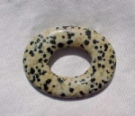 Dalmation Jasper Oval Donut, 50x38mm