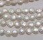 Simple White Coin Pearls, 13-14mm