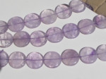 Lavender Amethyst Coins, 15mm