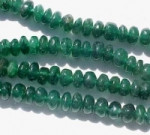 Emerald Green Adventurine Rondels, 5-6mm