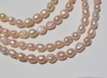 Sheer Chiffon, 7-7.5mm baroque rice