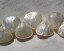 White MOP Fans, 15x15mm, each