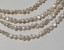 Peach Chiffon Side Drill Keshi , 7-8mm
