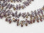Crystal Briolettes, Amethyst Aurora Peacock, 6x12m...